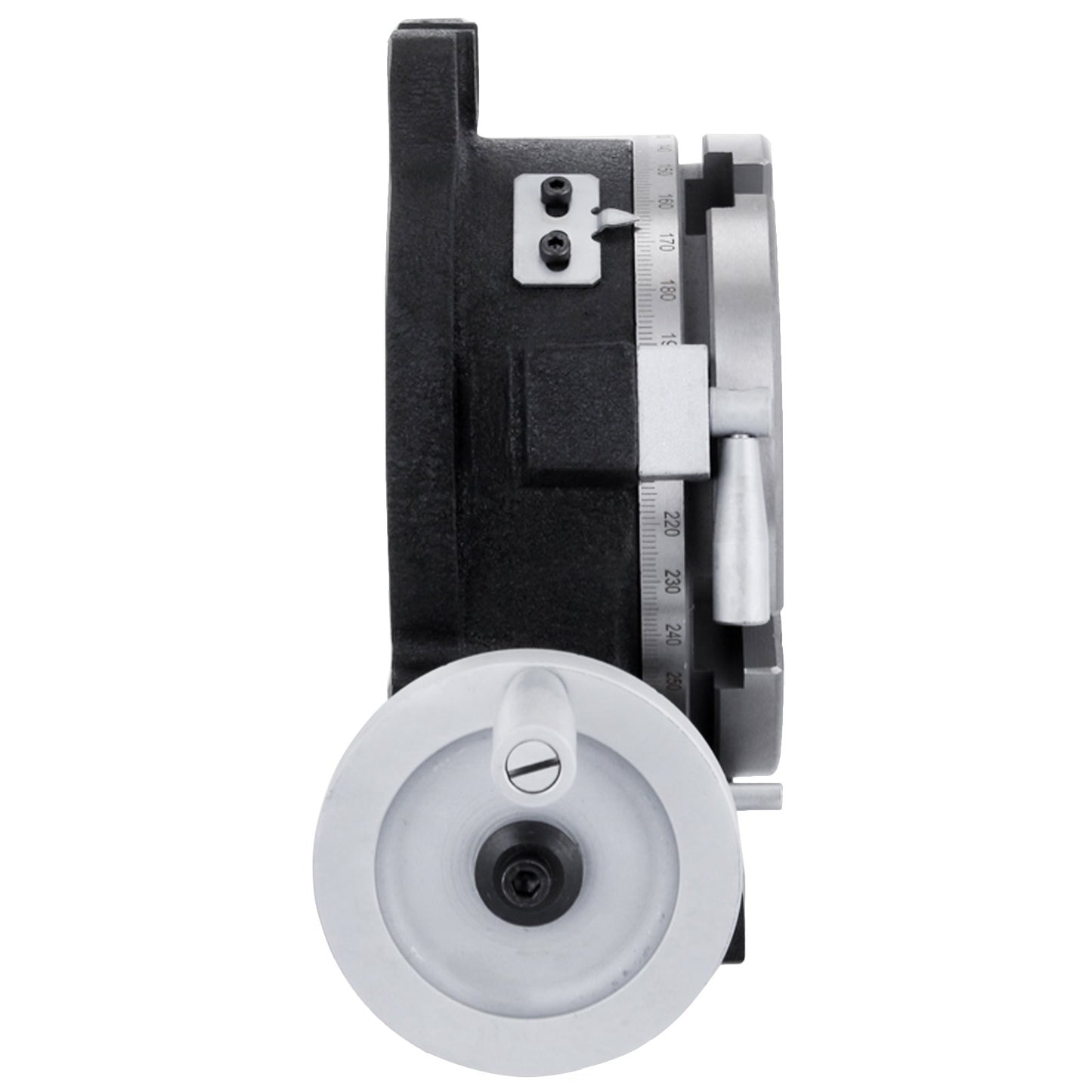 150 mm/5,9 Zoll vertikaler und horizontaler Drehtisch, 150 mm Teilkopf, runder Drehtisch, Fräsmaschinen-Indexsystem, verstellbare Schraube, 5,9 Zoll Teilplatten-Indexsystem