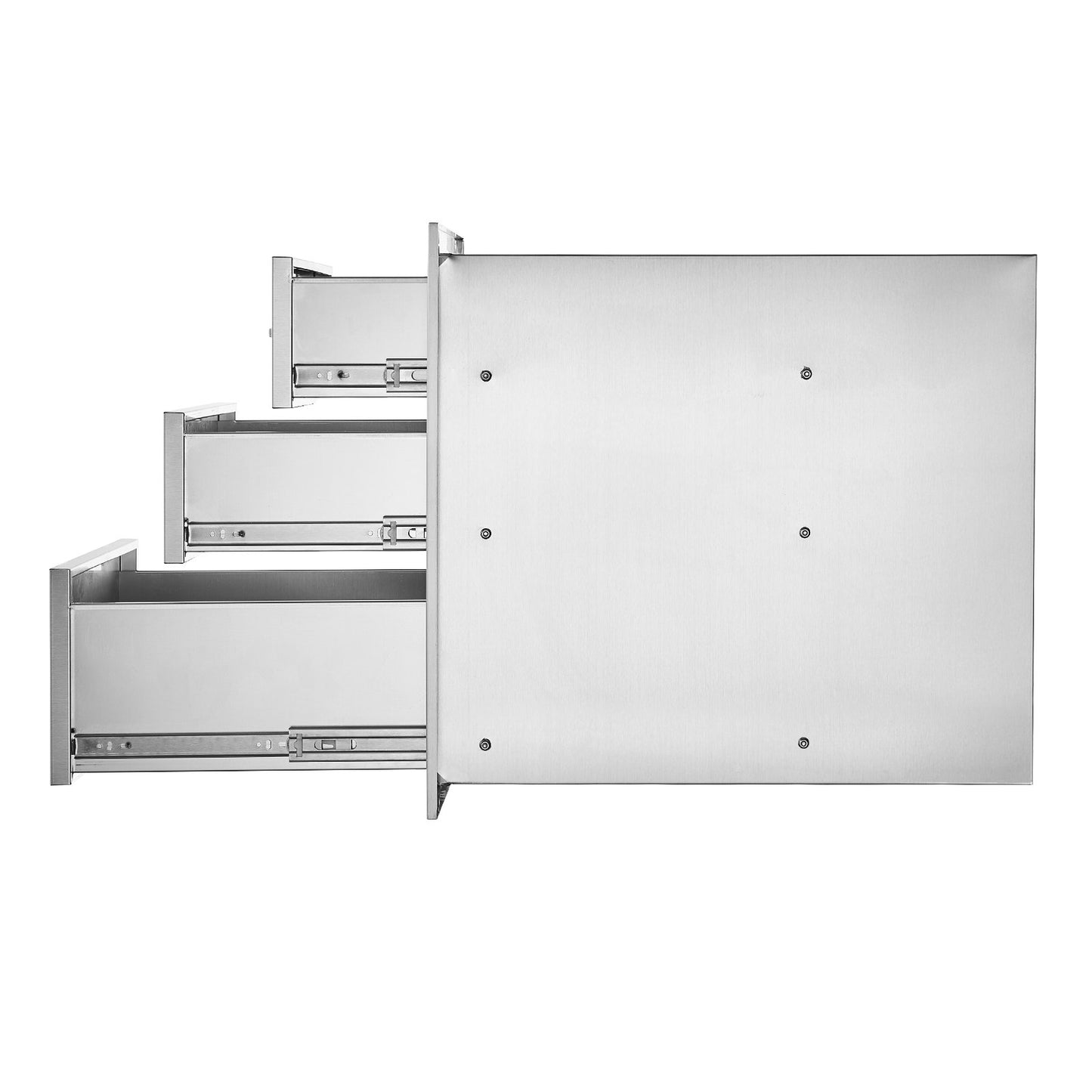 Vevor Outdoor-Küchenbox, Grillbox, Aufbewahrung, 45 x 58 cm, Edelstahlbox