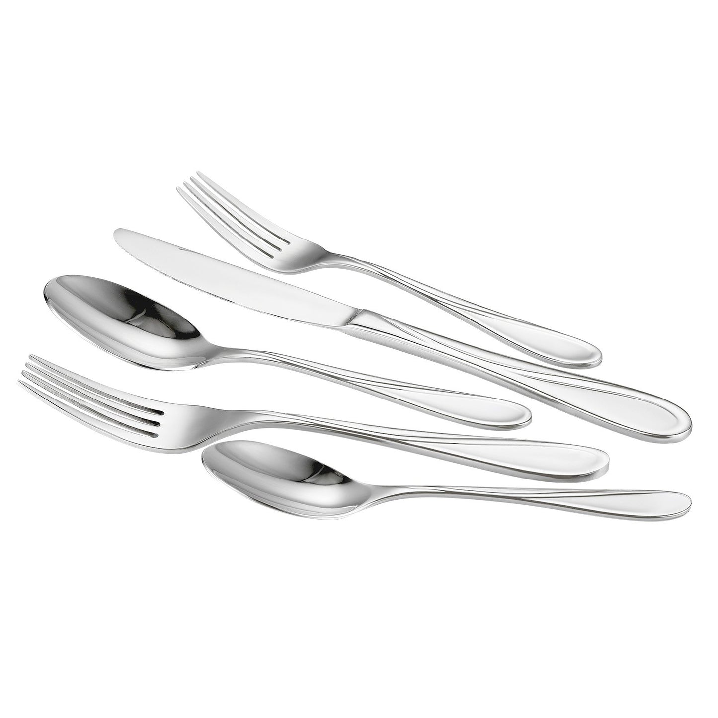 30-piece silver cutlery set stainless steel cutlery cutlery for 6