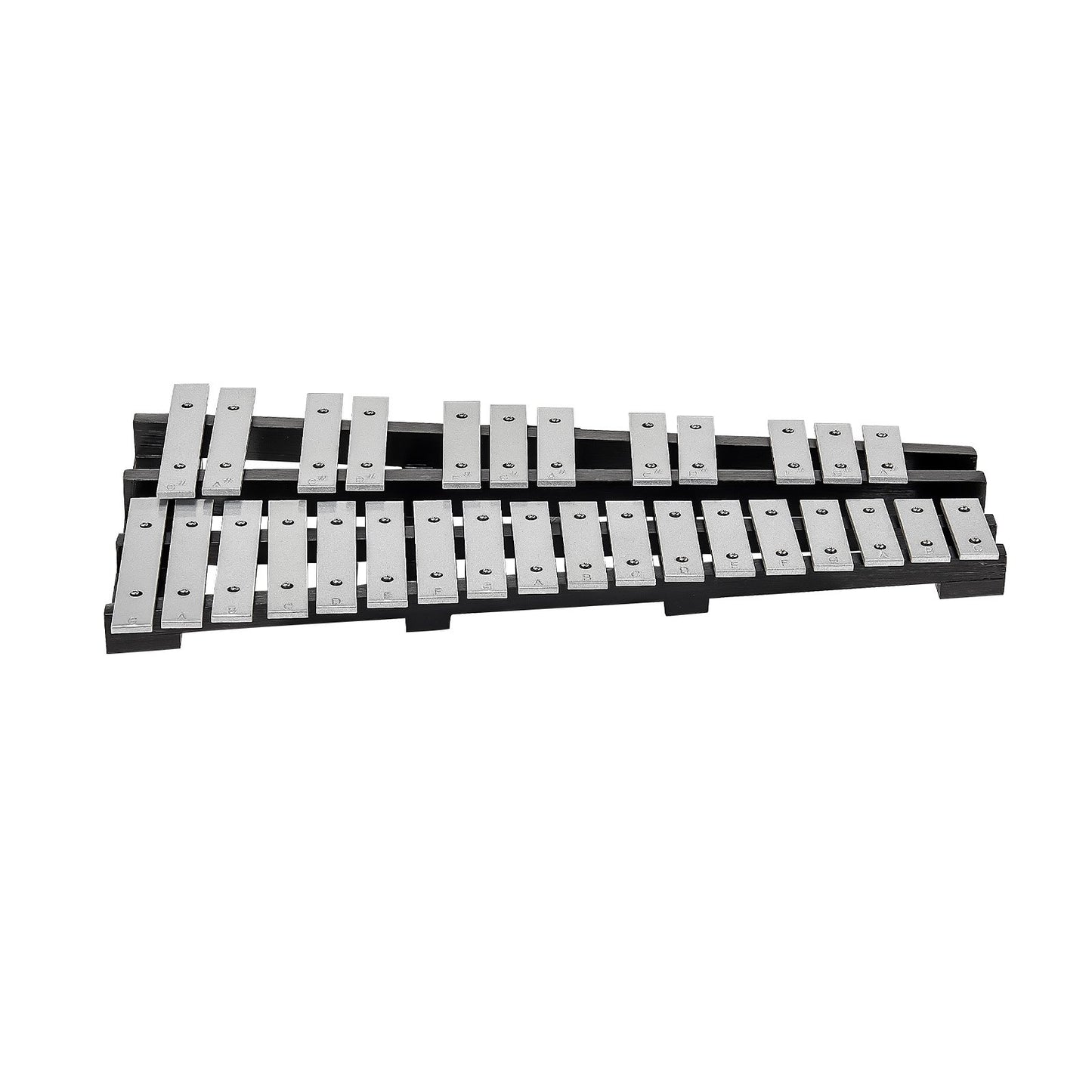 30-Noten-Glockenspiel-Xylophon-Glockenset mit Schlägeln, Trommelstöcken und Tasche