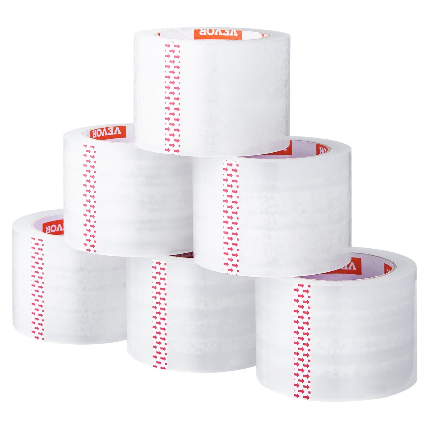 Klar packtejp 24 rullar 65 yards kraftig klar packtejp 2,7 mil