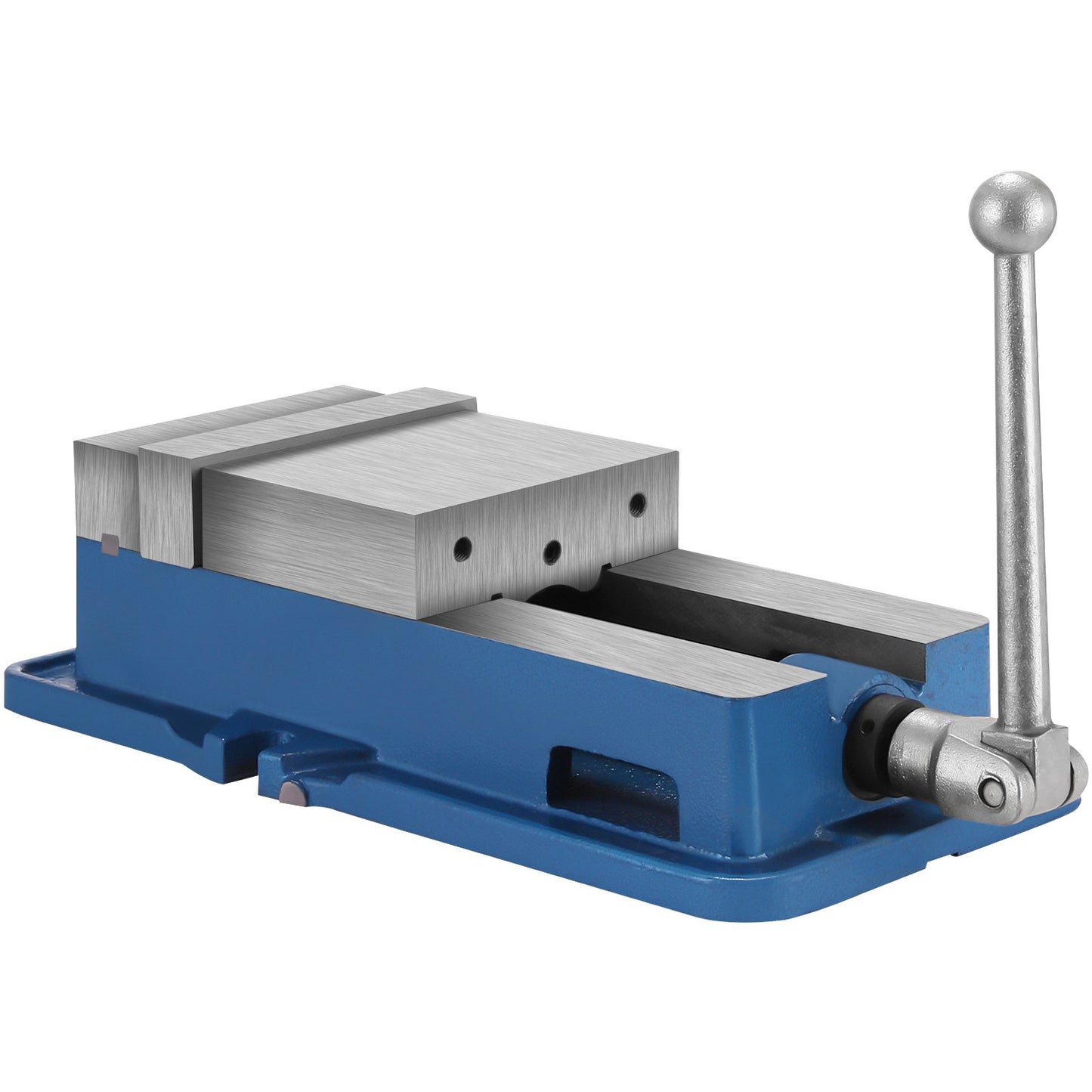 Leistungsstarker 6-Zoll-Präzisionsschraubstock, 59,4 Pfund Schraubstock Maschinenschraubstock Präzisionszubehörsatz, 1-3/4 Zoll Backenpräzisionsspannschraubstock mit Feststellfunktion