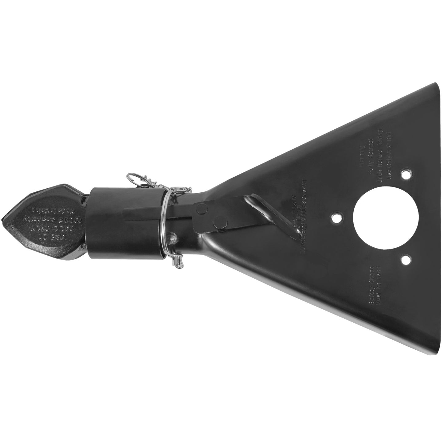 A-Rahmen-Anhängerkupplung, passend für 2-Zoll-Kugelkopfgröße, 7000 lbs Anhängelast, robuste Stahlkupplung, ideal zum Ziehen von Kombis, Pickups, SUVs, Wohnmobilen, schwarze Beschichtungsoberfläche