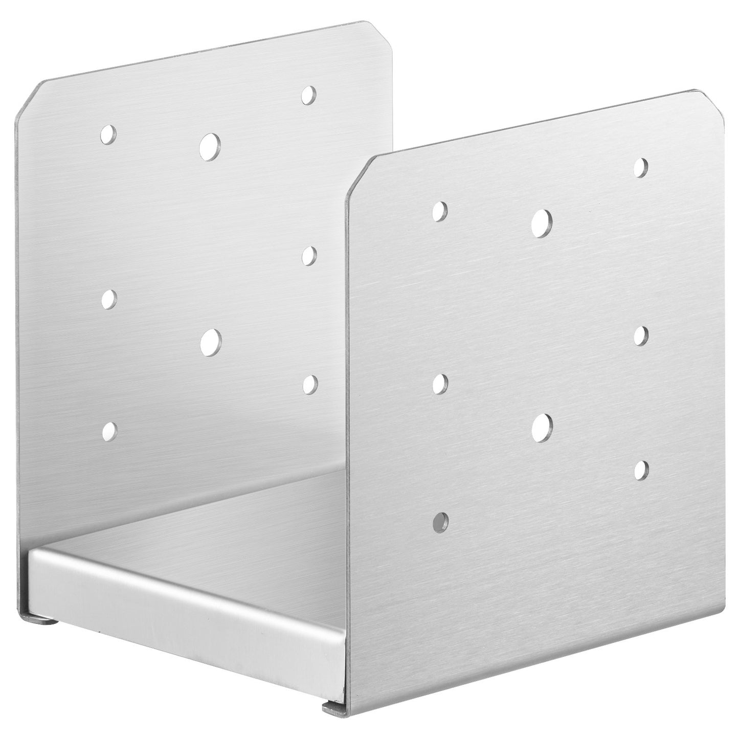 152,4 x 152,4 Pfostensockel, 10 Stück verstellbare Pfostenankerhalterung aus Edelstahl (innen 150 x 139,7), verstellbarer Pfostensockel für Pavillon, Deck, Veranda, Handlauf, Geländer, dekorative Ankerplatte