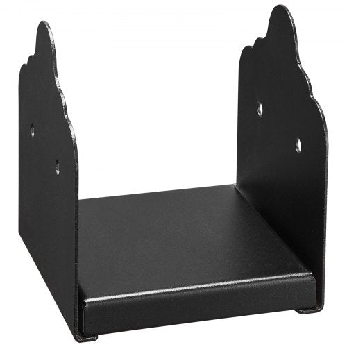 2 Stück 6x6 Pfostenhalterungen, Holzzaunpfostenanker, Innenmaß 5,9x5,55 Zoll