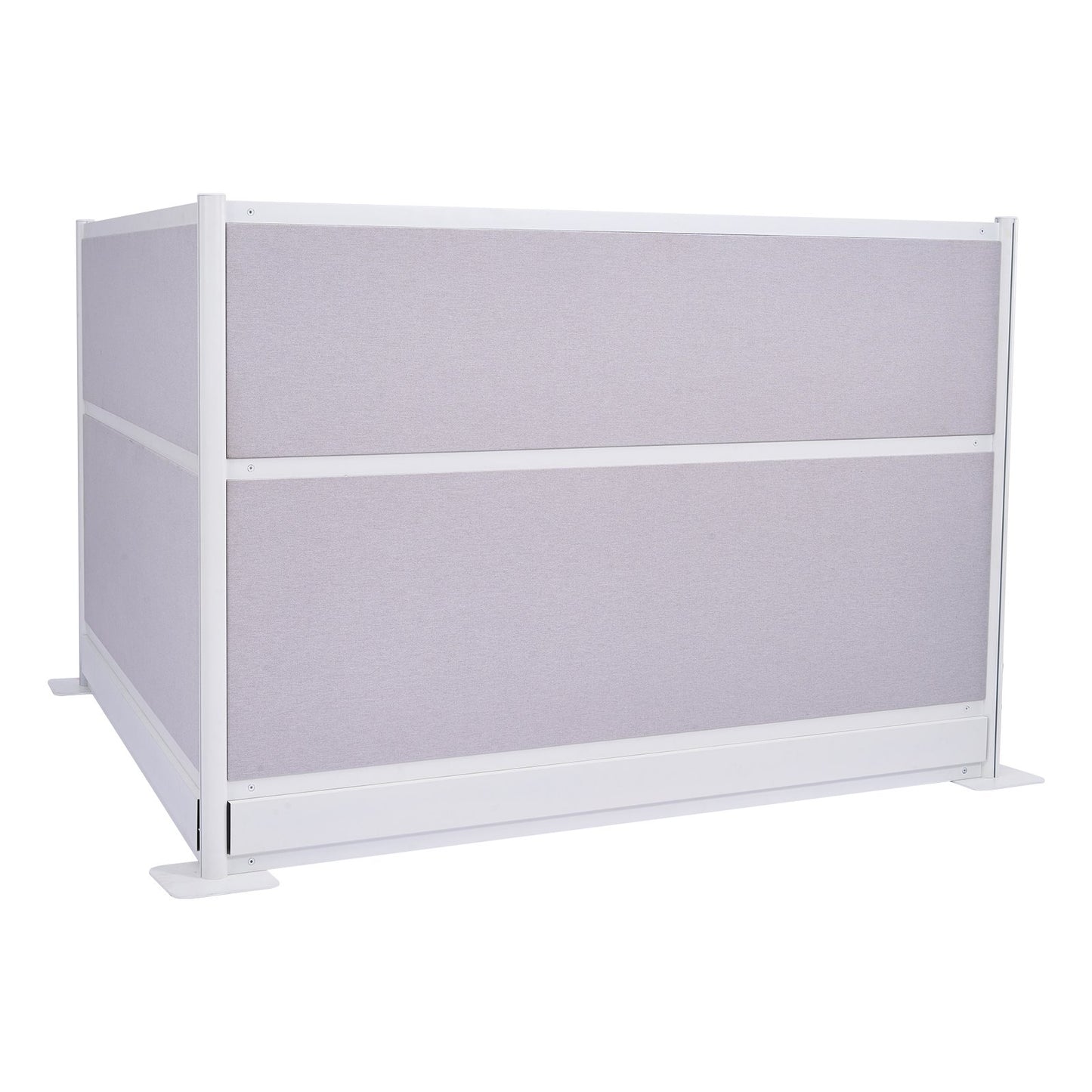 Office Divider Privacy Partitions, 2-Pack, 72" x 48" Room Divider Walls, PET Workstation Cubicle Partition with Outlet Covers, Freestanding Privacy Panels for Office Library School