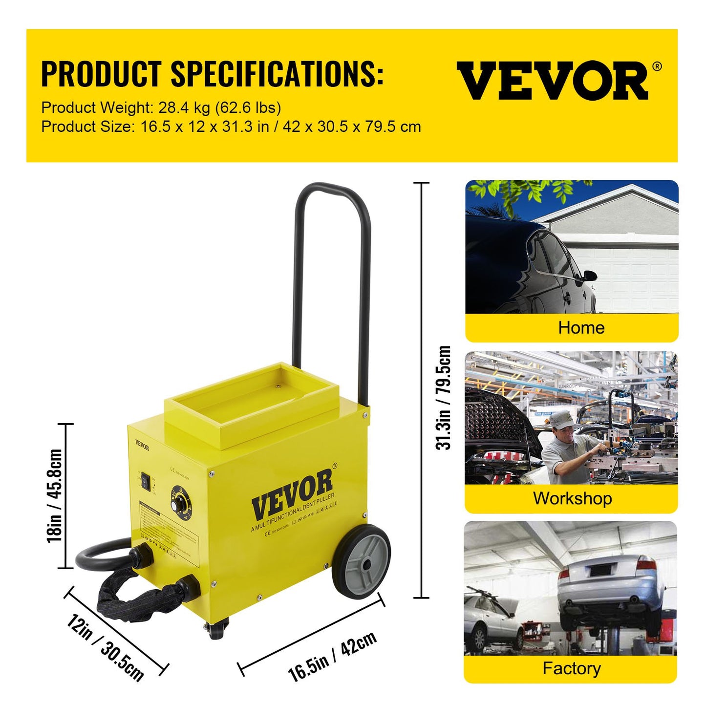 SG-7500 Dent Pulling Machine Removal System Station