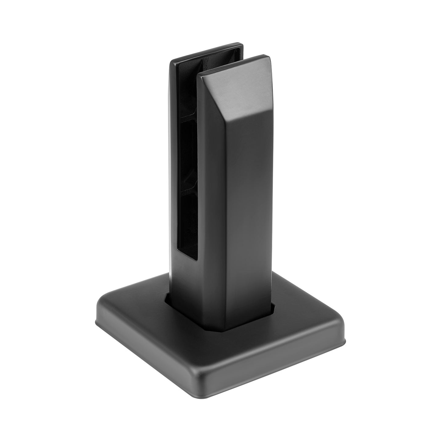 Glasklämma 10 ST Fyrkantigt räckesfäste för 0,31"-0,47" glassvart