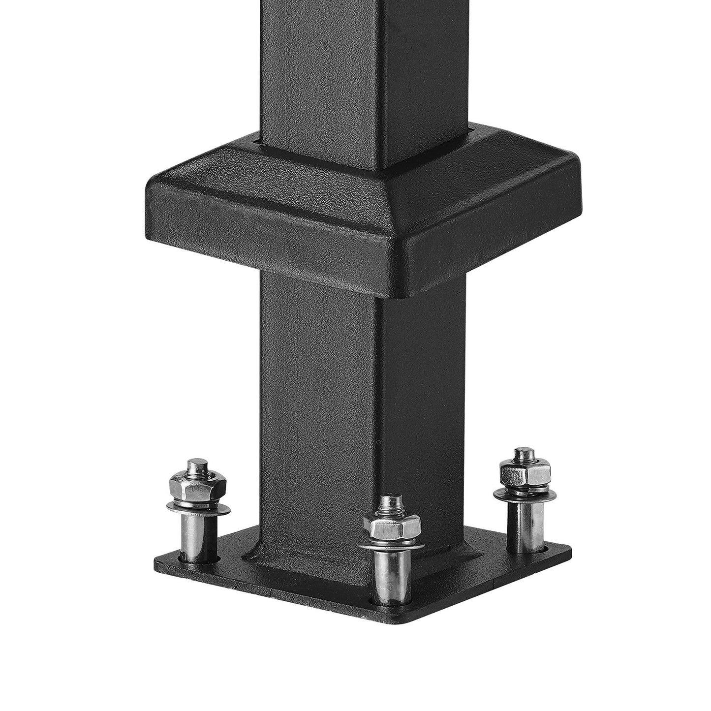 1-2-stegs ledstänger för utomhus för seniorer Verandadäck Retro Arch Black