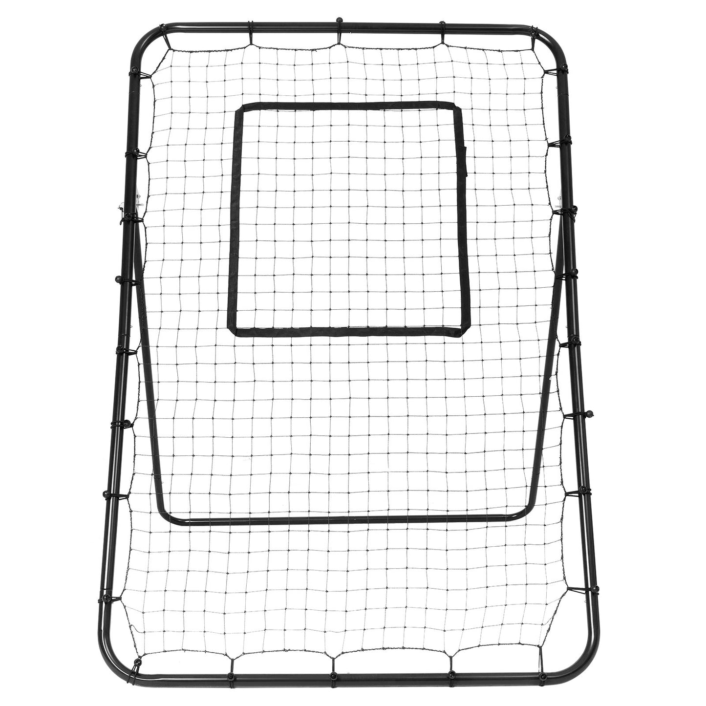 Baseball och Softball Rebounder Net 4x6 Ft PitchBack justerbara vinklar
