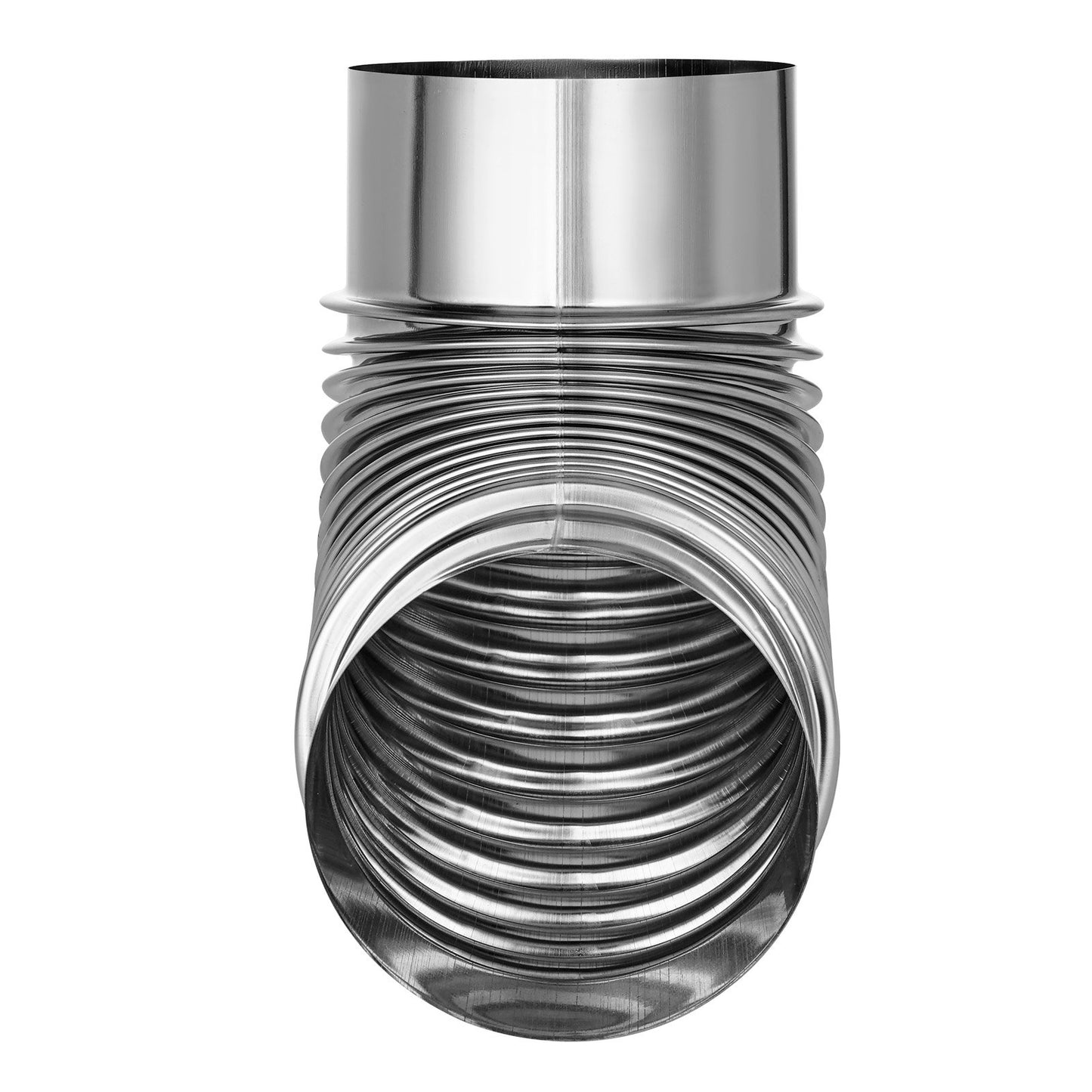 2 Pack Dryer Vent Elbow, 90 Degree Hose Connector Kit for 4 Inch Duct, Stainless Steel Vent Elbows with 4 Clamps and Aluminum Foil Tape, for HVAC Ducts, Pipes, and Ductworks at Tight Space