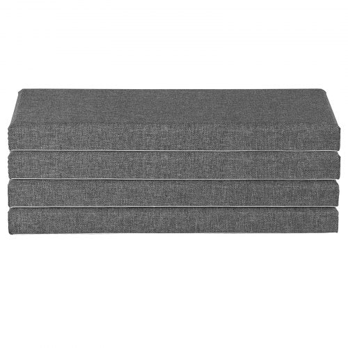 4 Akustik-Wandpaneele 5 cm stark 63 x 28 cm selbstklebend grau