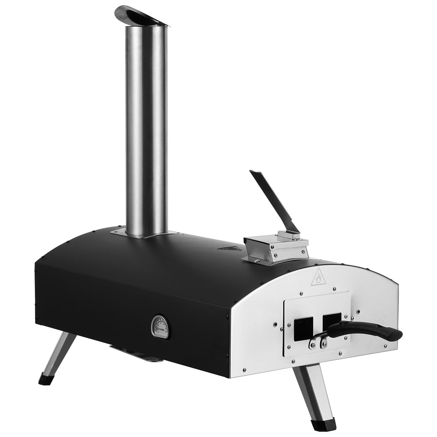 12 "Outdoor Pizza Ofen Tragbare Holz Pellet Pizza Ofen Eisen Spray Camping