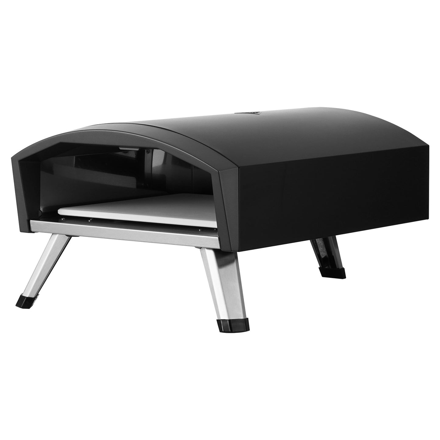 12" Outdoor Pizza Oven Portable Gas Oven Iron Spray Foldable for Camping