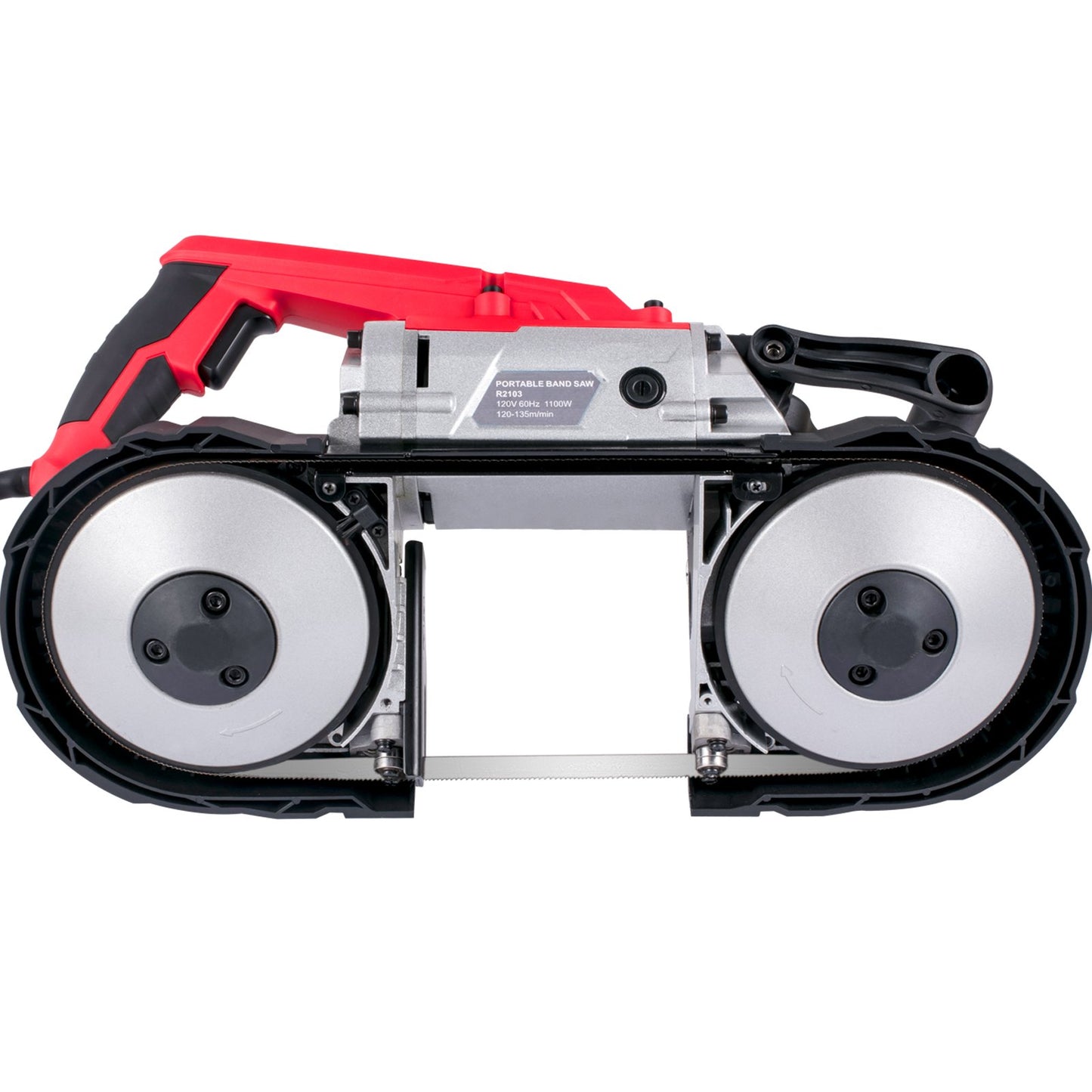 Cordless Band Saw, 5-Inch Cut Capacity, Variable Speed, Handheld, 10A Motor, for Metal, Wood, Tubing, Pipes, Rebar, Plastic