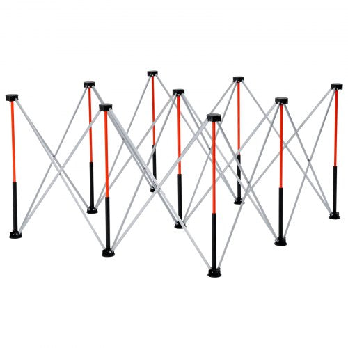 Bärbart hopfällbart arbetsställ 1264 x 1264 mm Hopfällbart arbetsställ 1589 kg