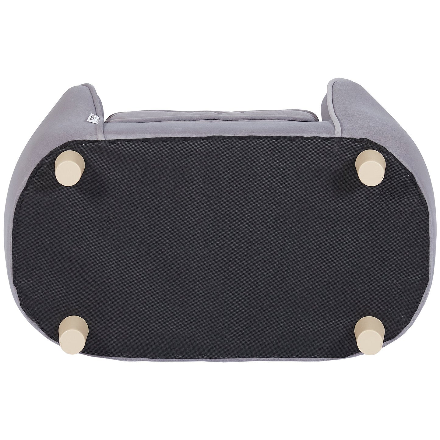 Pet Sofa, Dog Sofa for Small Dogs and Cats, Soft Velvety Dog Sofa, 66 lbs Loading Cat Sofa, Dark Gray