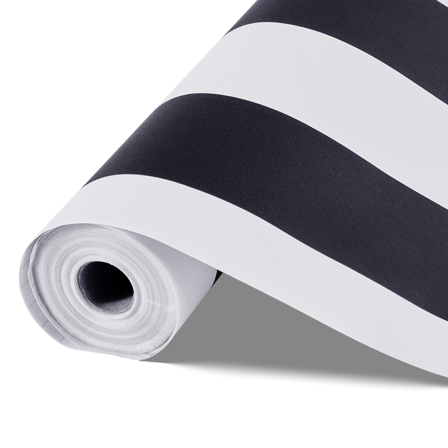 Peel and Stick Wallpaper, 17.7 x 590.5 inch Contact Paper Black White Modern Geometric Waterpoof Self Adhesive, Easy to Clean Wall Decorative Vinyl Roll for Bedroom Kitchen Bathroom Office