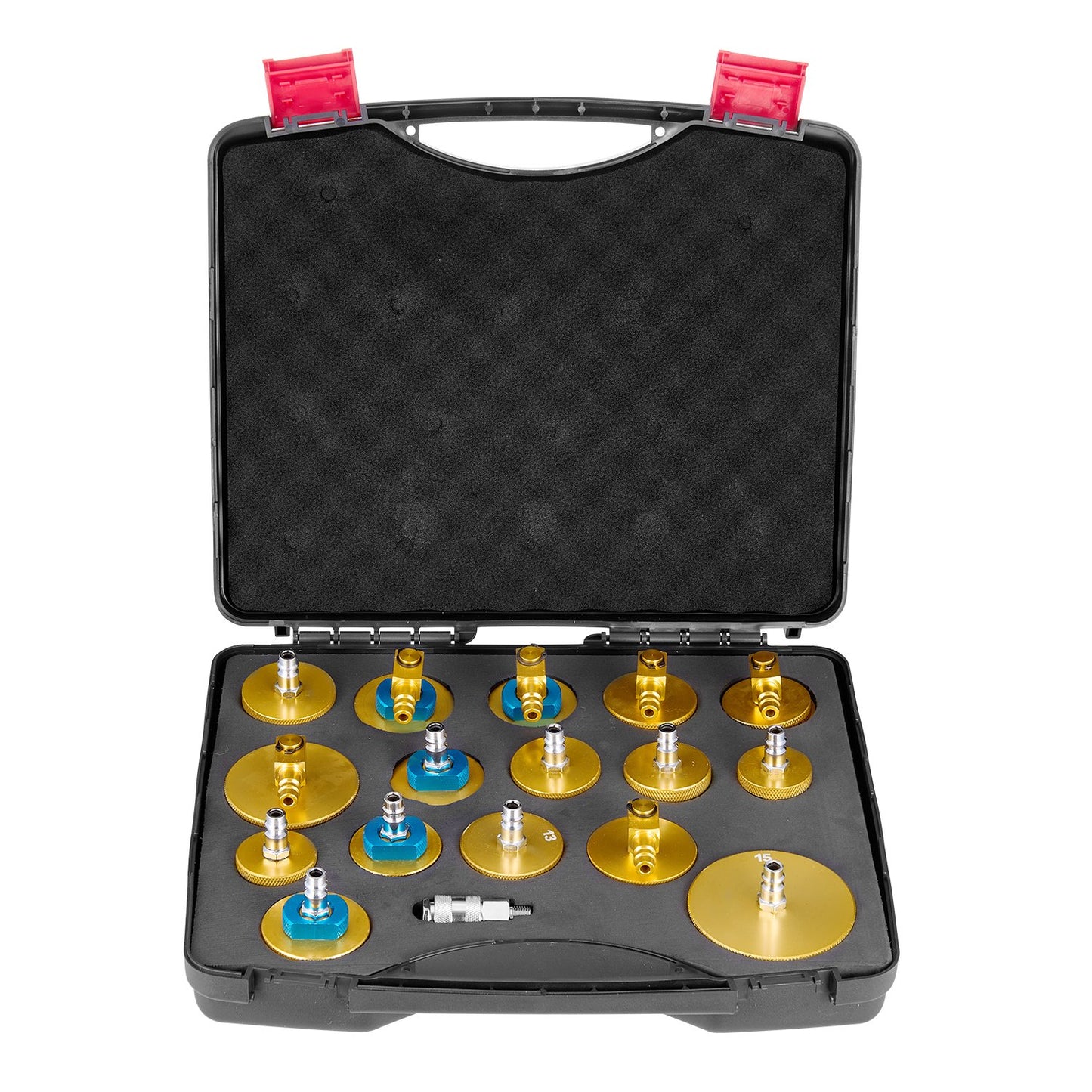 17-teiliges Brake Master Bleeder Kit Bremsentlüftungsadapter-Set für die meisten Fahrzeuge