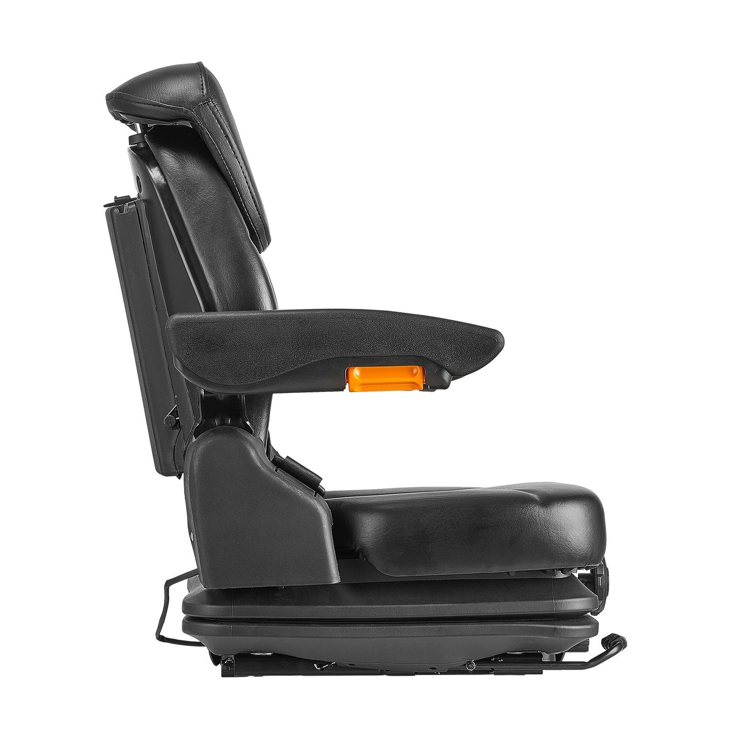 Gabelstaplersitz Klappbarer Traktor-Federsitz Verstellbare Rückenlehne und Kopfstütze