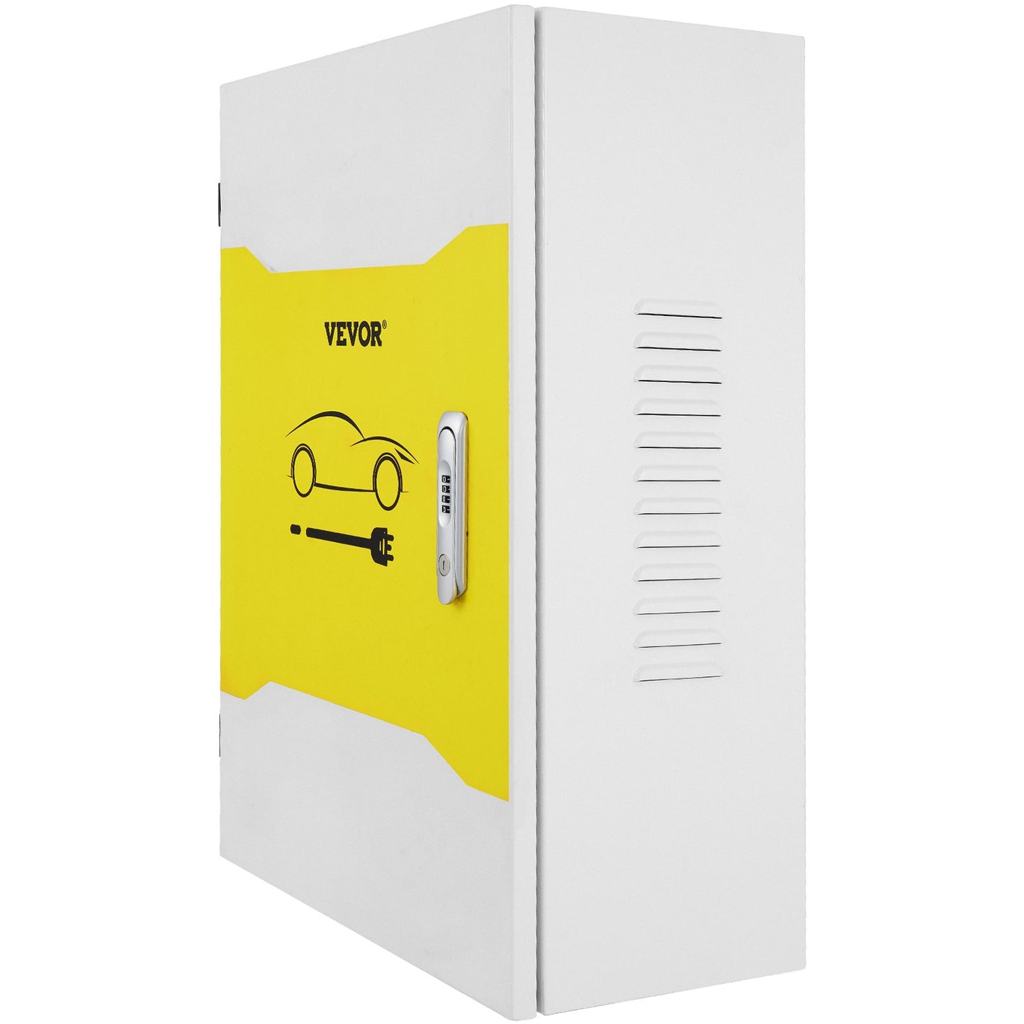 Tesla-Ladestationsbox, 28" x 20" x 10", Kabelbox für den Außenbereich, Ladebox, Kabel-Organizer, IP32, wasserdicht, staubdicht, Cool Roll Steel, Elektrobox, für Tesla-Wandanschluss