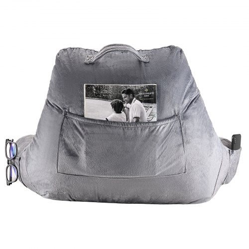 Lesekissen, Standardgröße, Bettkissen mit zerkleinertem Memory-Schaum, waschbar