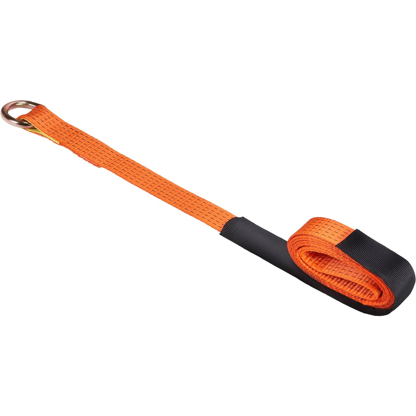 Car Tie Down with Chain Anchors, Lasso Style 2"×120" Tire Strap, 5865 LBS Working Load, 11023 LBS Breaking Strength, with Heavy Duty Latches for Car, ATV, SUV, UTV, Truck, 4-Pack