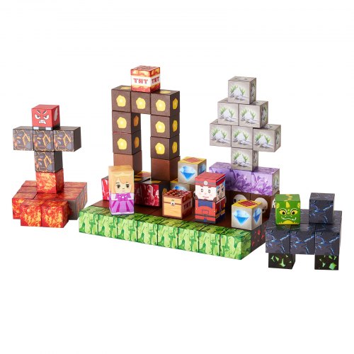 Magnetische Blöcke 100PCS Dark Castle Set STEM Montessori Sensorische Spielzeug