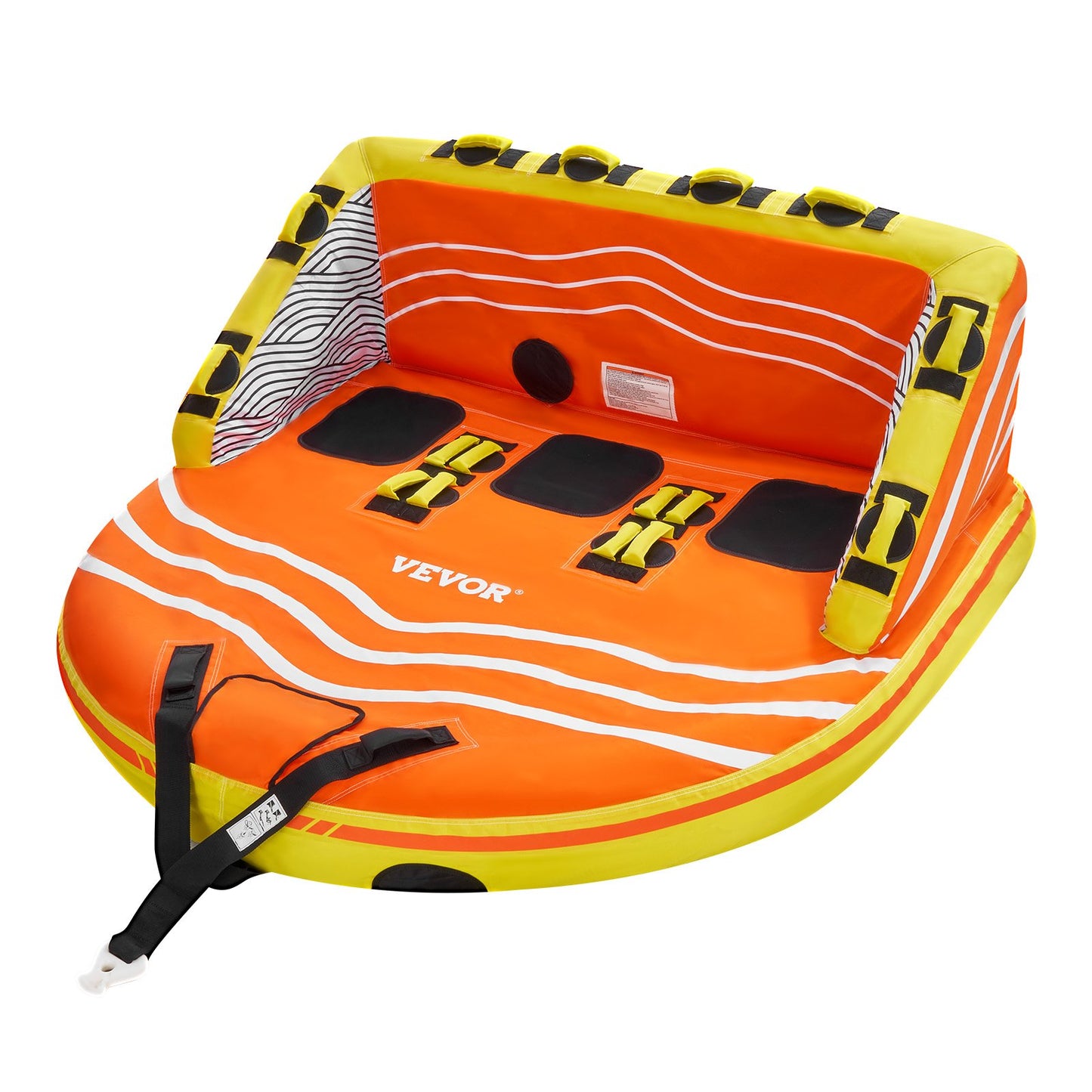 Tow hose for boating 1-3 drivers inflatable boat tubes and trailers