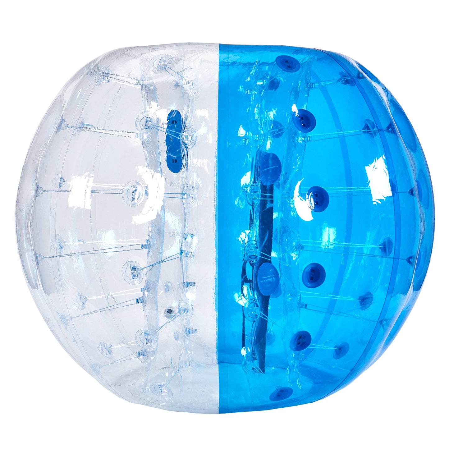 Aufblasbarer Bumper Ball, 1 Packung, 5 Fuß/1,5 m Body Sumo Zorb Bälle für Jugendliche und Erwachsene, 0,8 mm dicke PVC-Bubble-Bälle für menschliche Hamster für Teamspiele im Freien, Bumper Bopper-Spielzeug für Hof, Garten, Park