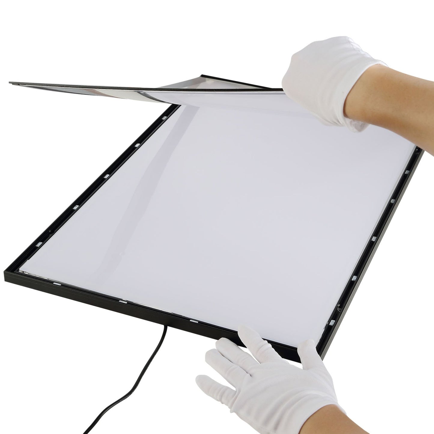 Bilderrahmen Posterrahmen LED Leuchtkasten 610x914mm Filmplakate Schwarz