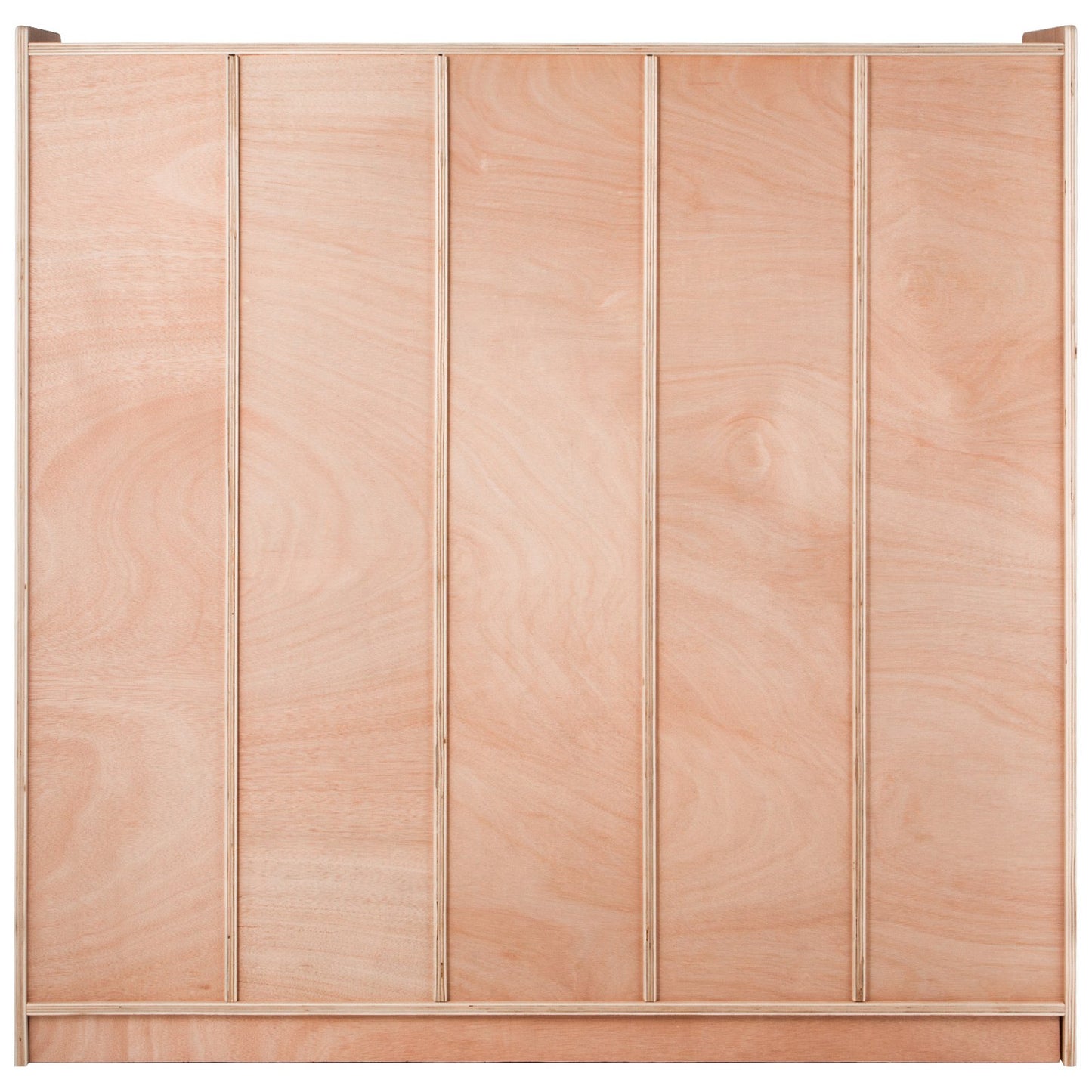 Classroom Storage Cabinet Plywood 8-Section Preschool Storage Shelves 36 Inch High Classroom Cabinet Storage with Casters