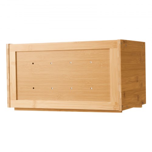 Bread Box for Kitchen Counter Large Capacity Bamboo Storage Container