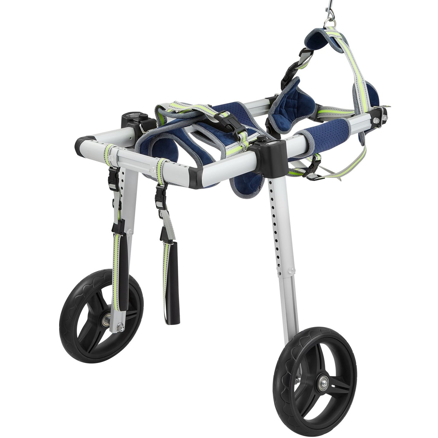 2-Rad Haustierrollstuhl für Hinterbeine Hunderollstuhl/Trolley verstellbar (M)