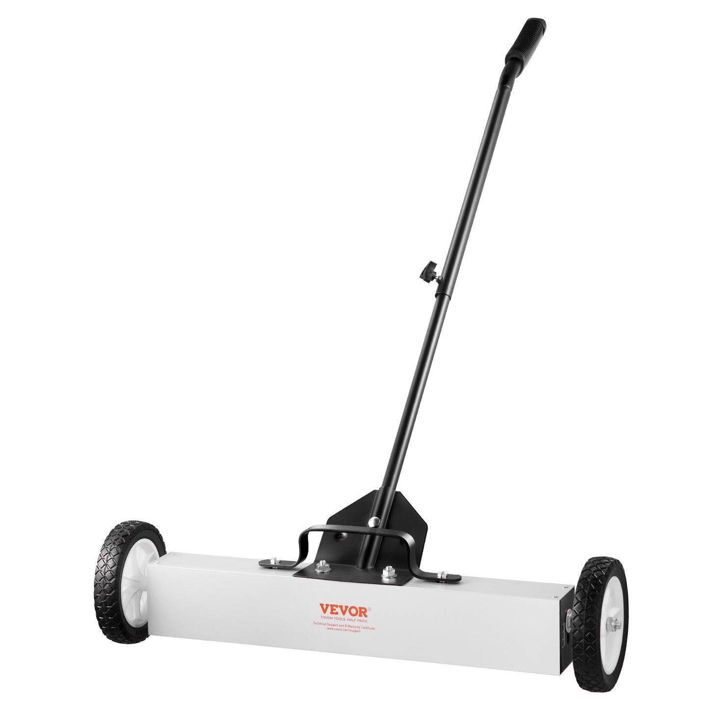 24-Inch Magnetic Sweeper with Wheels Telescoping Magnetic Pickup Tool