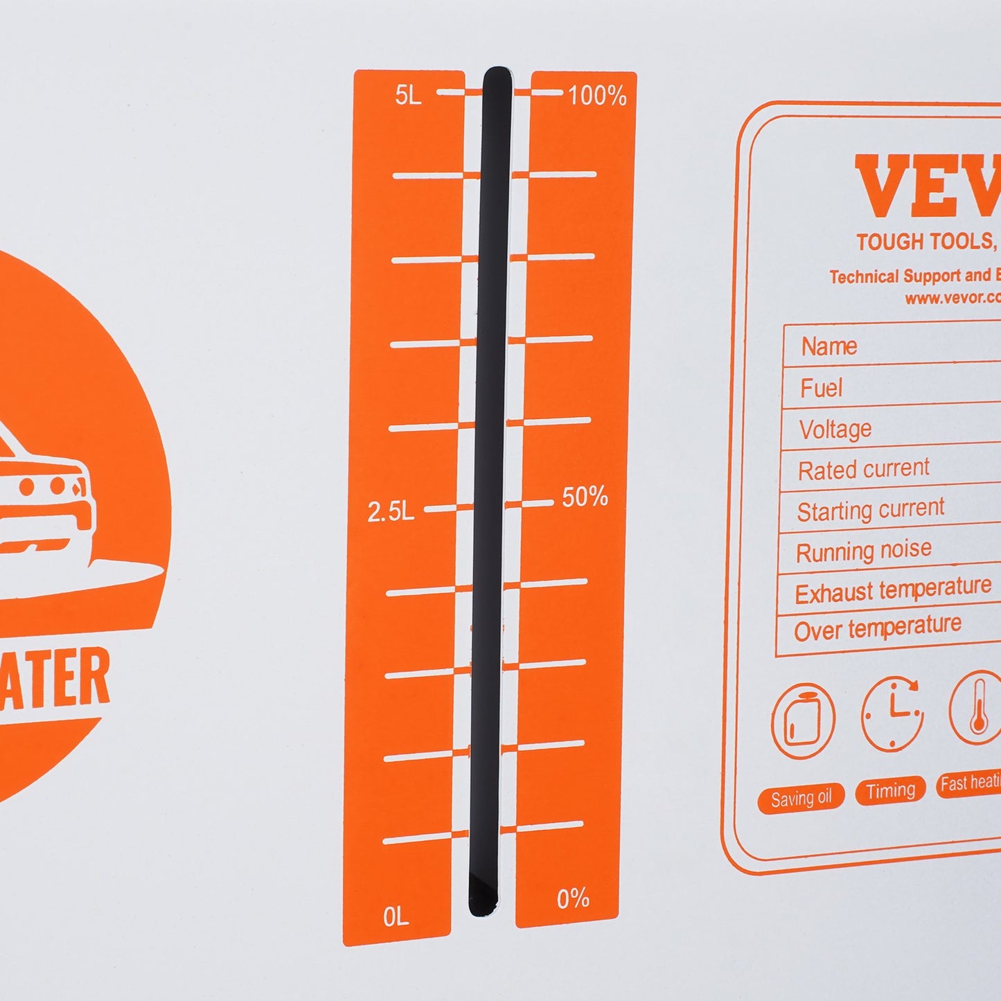 Diesel Luftvärmare 12V/24V 8KW Bluetooth APP Fjärrkontroll för utomhusbruk