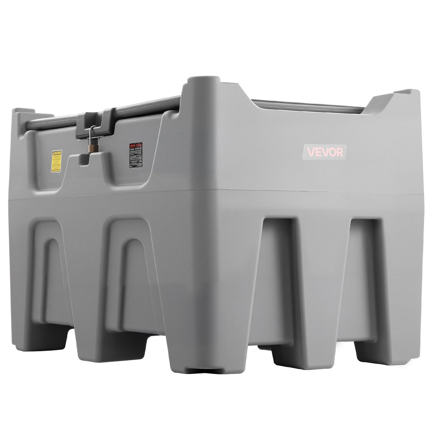 Portable Diesel Tank, Separated 106 Gal Diesel & 8 Gal DEF Storage Tank, Leakproof Fuel Transfer Tanks with Pump & 13 Ft Hose, 10 GPM Flow Rate, Gas Storage Tanks for Easy Fuel Transportation