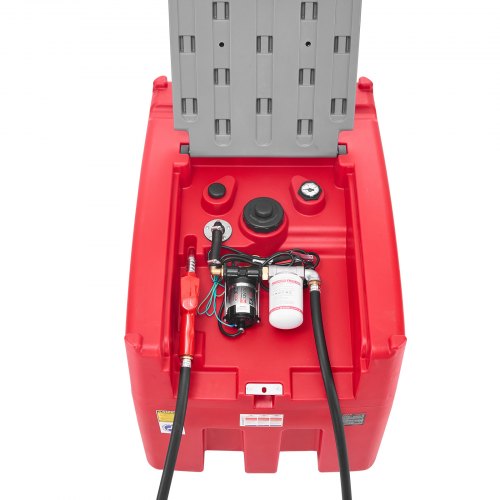 Bärbar Dieselbränsletank 116 Gallon Bensintank 12V Transferpump 10GPM