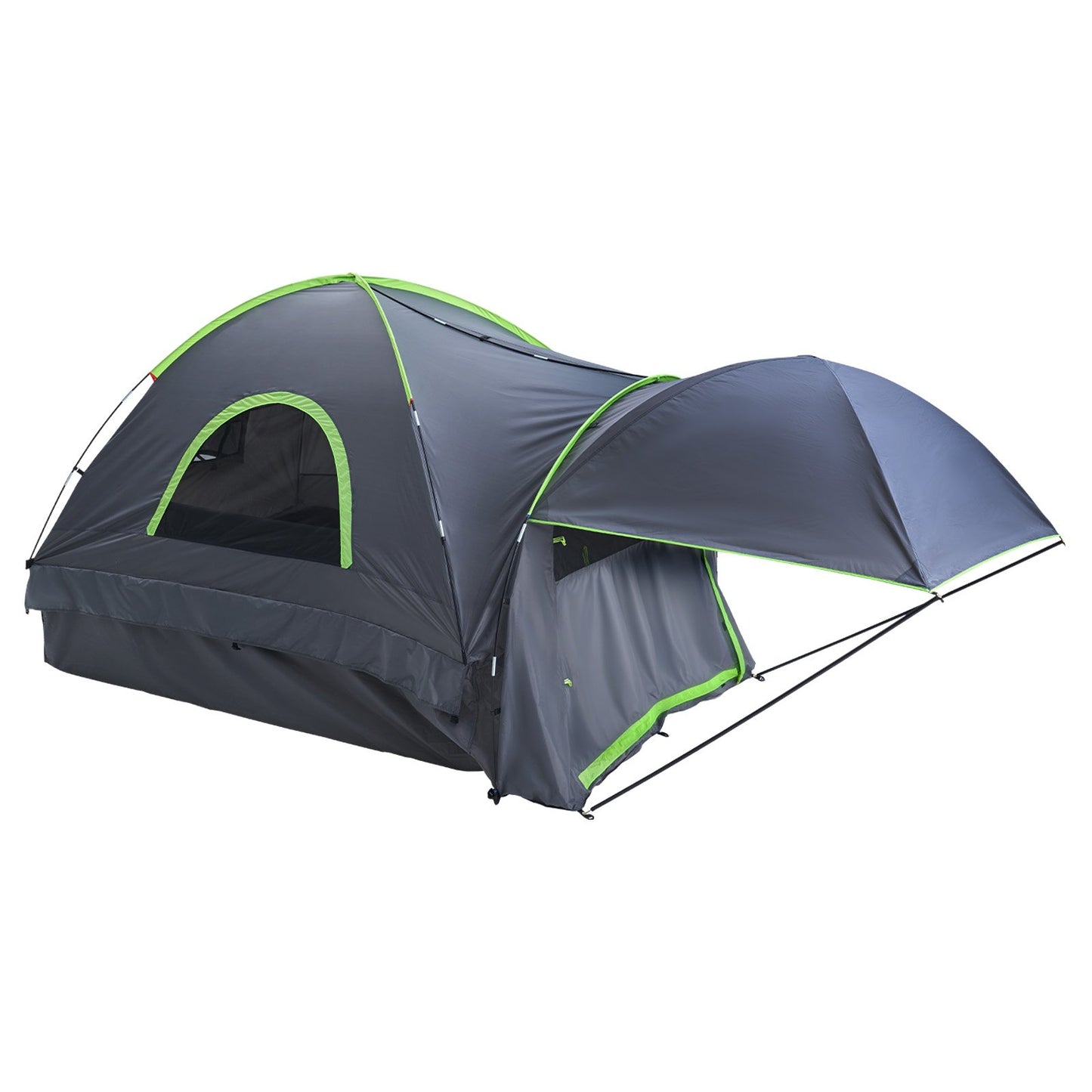 Lastbilstält 8,0-8,2 fot Vattentätt PU2000 lastbilssäng campingtält 2-3 personer