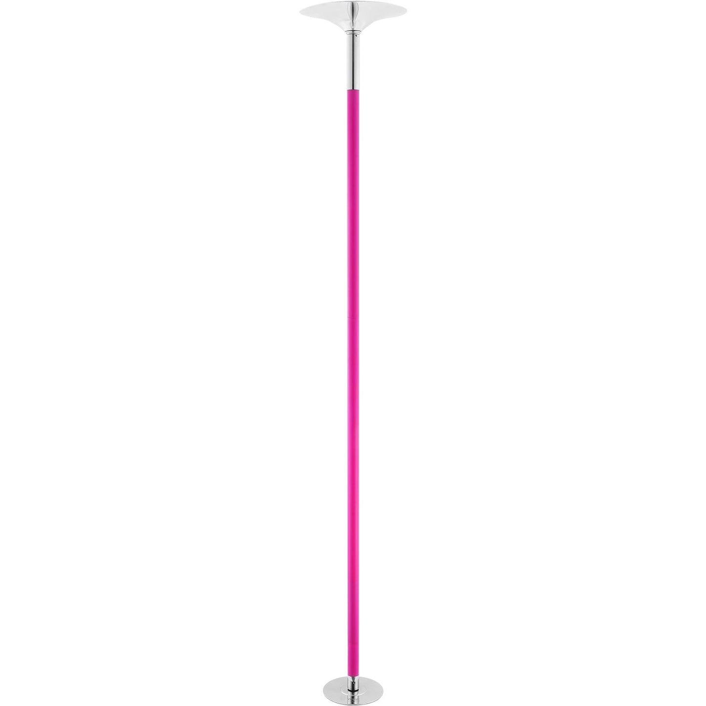 Professionelle Tanzstange, Spinning Static Dance Pole Set, Tragbare, Abnehmbare Stange, 40mm Hochleistungs-Edelstahlstange, Höhenverstellbare Fitnessstange, Für Workout Home Club Gym, Pink