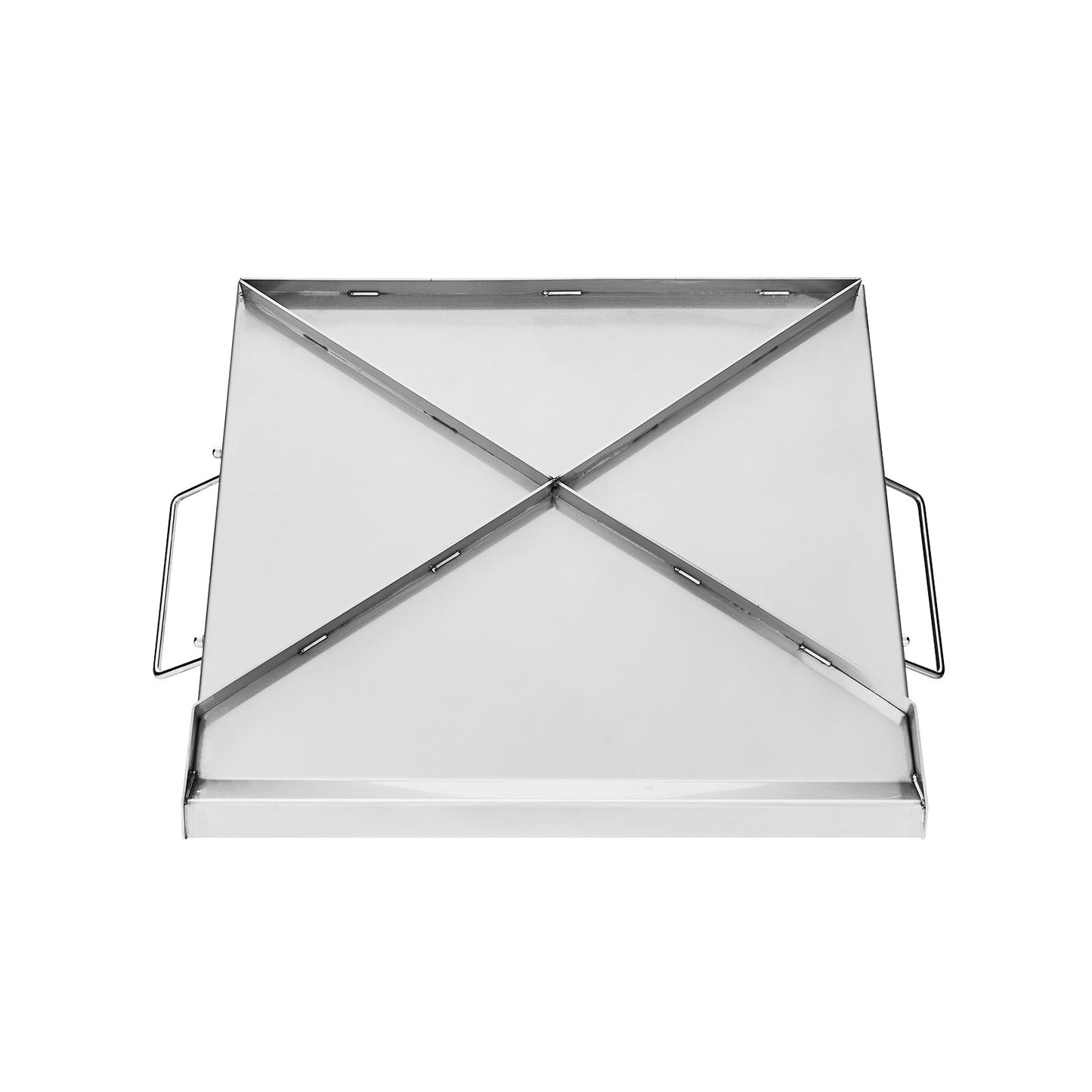 Stainless Steel Griddle, 18x16 inch Universal Flat Top Rectangular Plate, Gas Grill Griddle for BBQ Grill, Teppanyaki, Portable Family Cookware with Handle, for Camping Tailgating Party