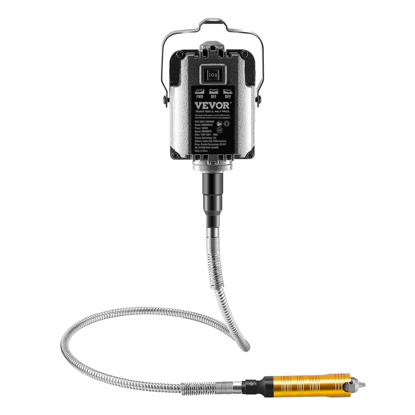 Flex Shaft Grinder, 1000W 30,000RPM Electric Flex Shaft Rotary Tool Carver, Multi-functional Hanging Grinding Machine with 31PCS Accessories & Foot Pedal for Carving Buffing Drilling Polishing