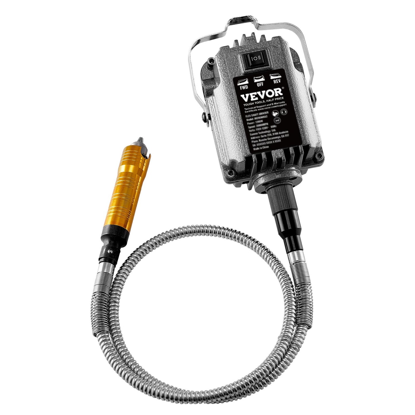 Flex Shaft Grinder 1200W 30000RPM with foot pedal and 31 accessories