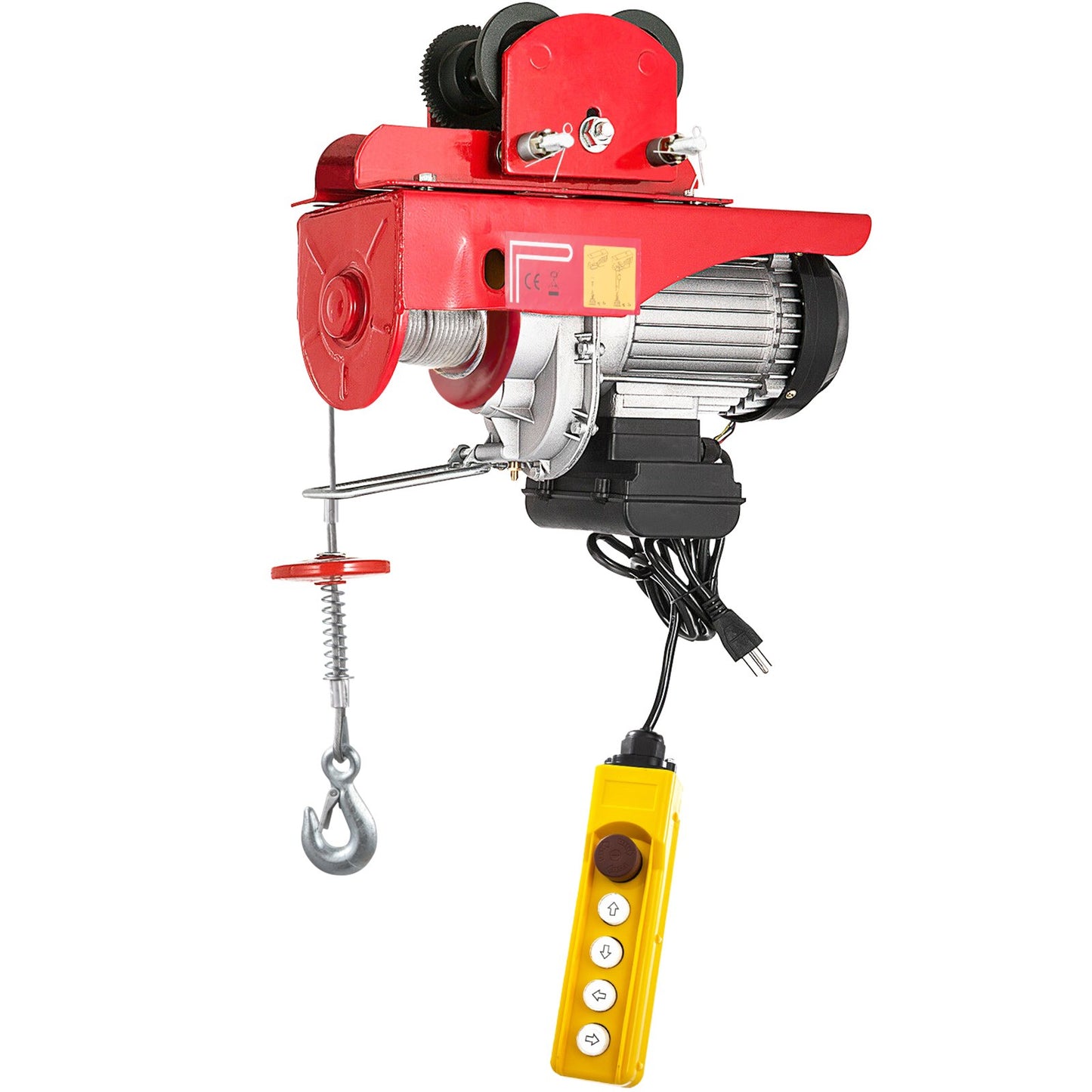 Elektrisk vajertelfer med vagn, Elektrisk vajertelfer med vagn Fjärrkontroll Industri 1000KG/2200LBS Kapacitet