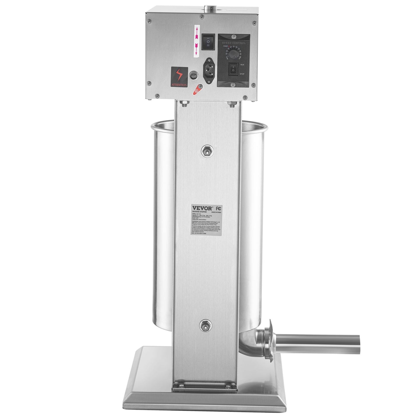 Electric Sausage Stuffer 15L Variable Speed Sausage Maker Stainless Steel