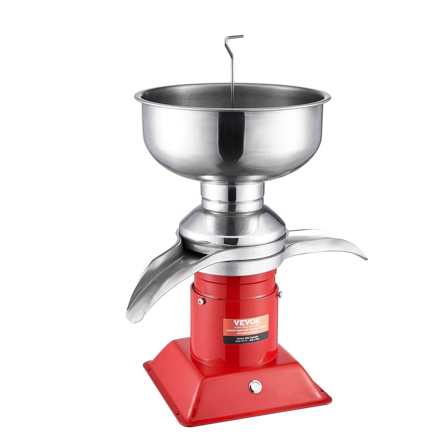 Milchcreme-Zentrifugalabscheider, elektrischer Sahneabscheider, 100 l/h, 100–240 V