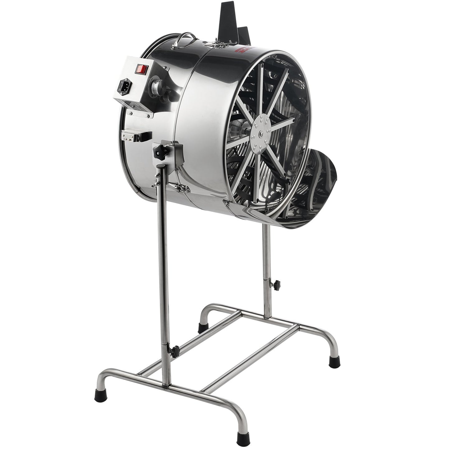 Electric Bud Trimmer, 18'' Electric Leaf Trimmer Machine with 60W Adjustable Speed, Tillable Trimmer with Stainless-Steel Blades, Bud Leaf Trimmer Mesh Bag & Hand Pruner Included for Leaves, Bud