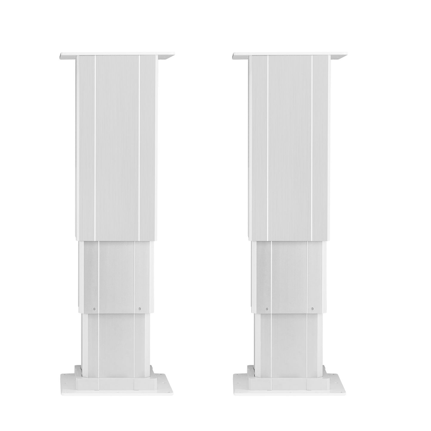 Electric Lifting Column System, 260 lbs Lift Table, 14.2-31.1 in Height Range, Three-stage Adjustable Desk Column, Telescopic Table Leg, Comes with Power-Supply Option to Control up/Down Motion