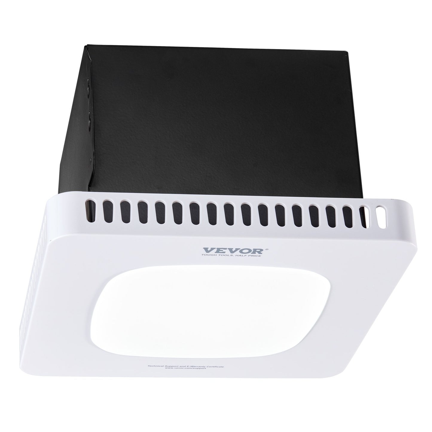 Bathroom Exhaust Fan with LED Light, 80 CFM Bathroom Vent Three Gear Color Temp, 1.5 Sones Low-Noise, Premium AC Motor Ceiling Fan for Laundry Room, Storage Room, Home Ventilation, White