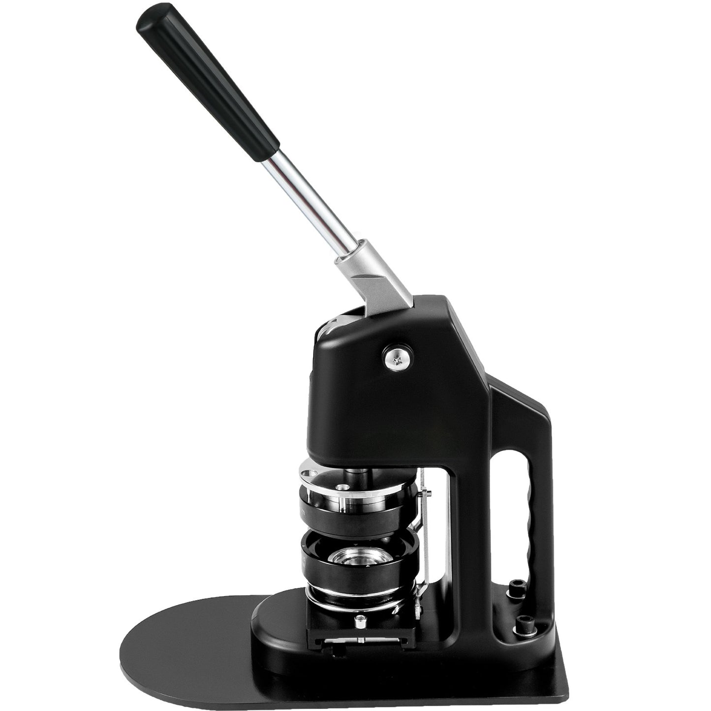 Button Maker Machine, Multiple Sizes 1+2.25 Inch Badge Punch Press Kit, Kids DIY Gifts Pin Maker, Button Making Accessories with 500pcs Button Parts & Circle Cutter & Magic Book